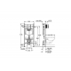 Καζανάκι Εντοιχιζόμενο Rapid SL Σετ 3 σε 1 New Grohe 38719001 Για Κρεμαστές Λεκάνες Καζανάκι Εντοιχιζόμενο Rapid SL Σετ 3 σε 1 New Grohe 38719001 Για Κρεμαστές Λεκάνες